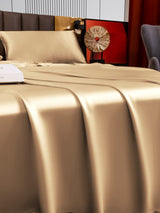 [Beige] SilkSilky-FR 22Momme Pure Soie Bedding Set 003,