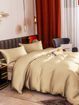 [Beige] SilkSilky-FR 19Momme Pure Soie Bedding Set 005