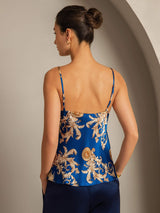 [Dragon Navy] SilkSilky-FR Pure Soie Camisoles 002,