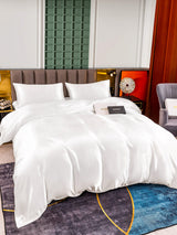 [Blanc] SilkSilky-FR 25Momme Parure de Lit Soie 005
