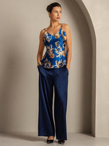 [Dragon Navy] SilkSilky-FR Pure Soie Camisoles 008,