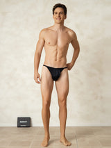 [Noir] SilkSilky-FR Homme Sous-vêtements 003
