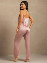 [Peau De Pêche] SilkSilky-FR 19Momme Fines Brides Encolure Dégagée Ensemble Camisole 002