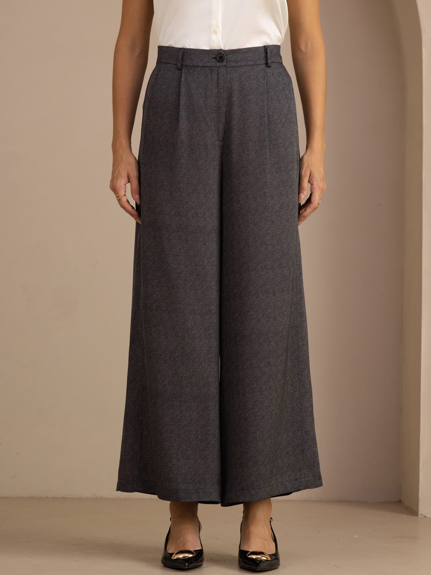 [Noir] SilkSilky-FR Womens Pants 002
