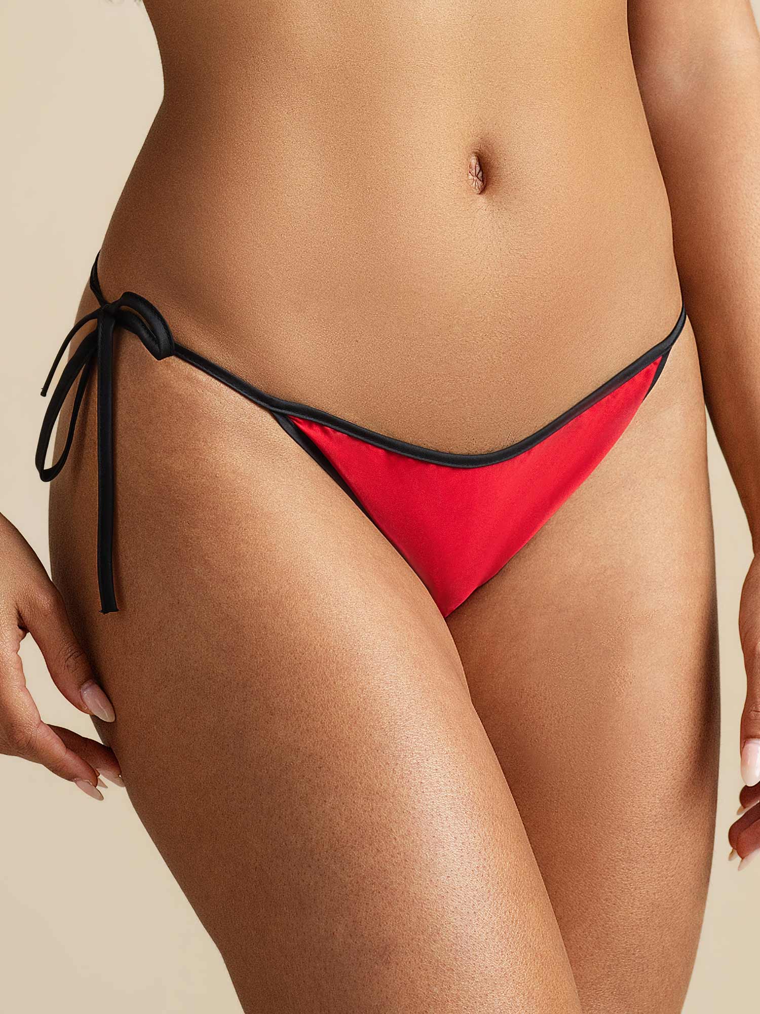 [Rouge Vineux] SilkSilky-FR Soie Panty 004