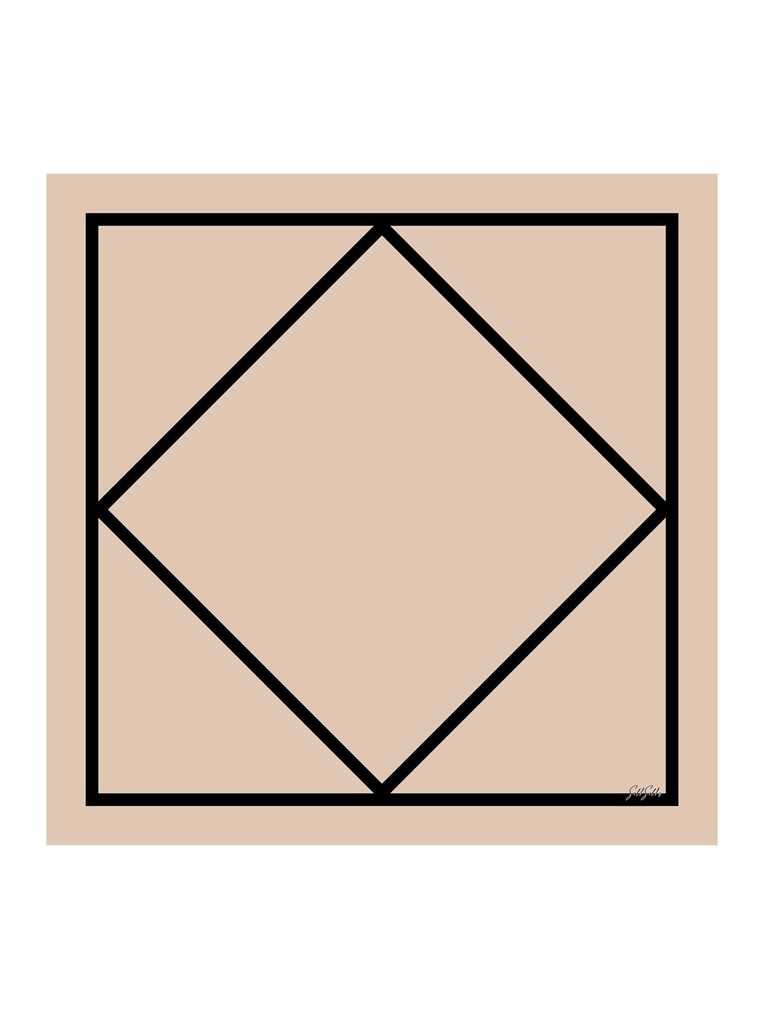 [Carré Beige] SilkSilky-FR Écharpes 001