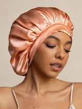 [Rose Corail] SilkSilky-FR Bonnets de Nuit 001