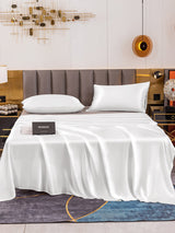 [Blanc] SilkSilky-FR 19Momme Parure de Lit Soie 002