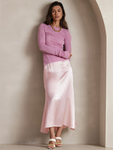 [Rose] SilkSilky-FR 19Momme Jupes 006