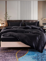 [Noir] SilkSilky-FR 22Momme Pure Soie Bedding Set 005,