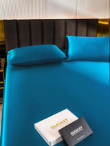 [Bleu Royal] SilkSilky-FR 22Momme Pure Soie Bedding Set 005,