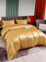 [Champagne] SilkSilky-FR 25Momme Parure de Lit Soie 001