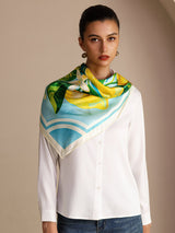 [Citron Bleu] SilkSilky-FR Scarf 003
