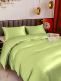 SilkSilky FR 19Momme Pure Soie Bedding Set VertMenthe 004