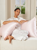 SilkSilky-FR 19Momme Pure Soie Pillowcase Rose 004