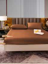[Café] SilkSilky-FR 22Momme Pure Soie Bedding Set 006,
