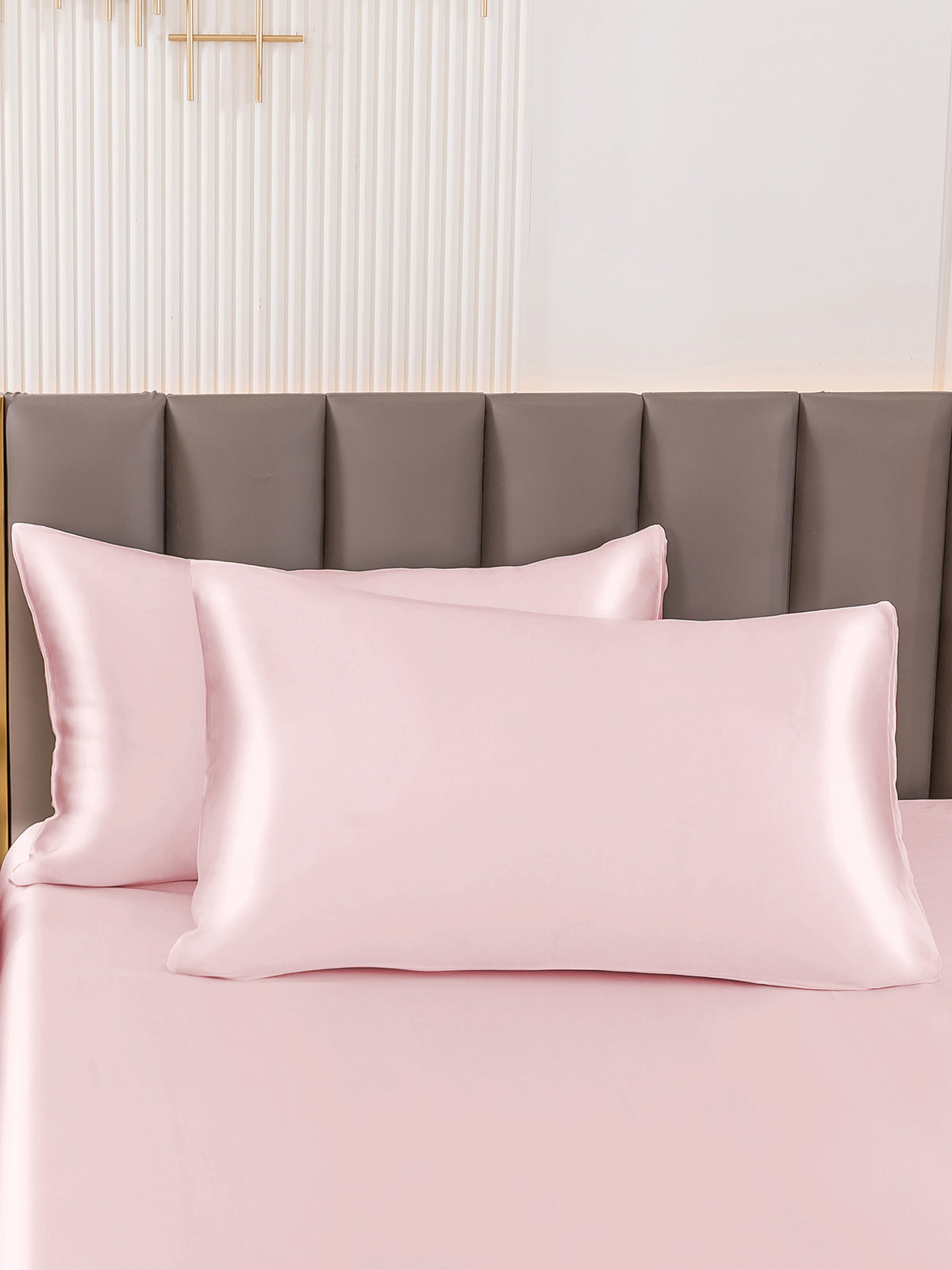 SilkSilky-FR 19Momme Pure Soie Pillowcase Rose 001