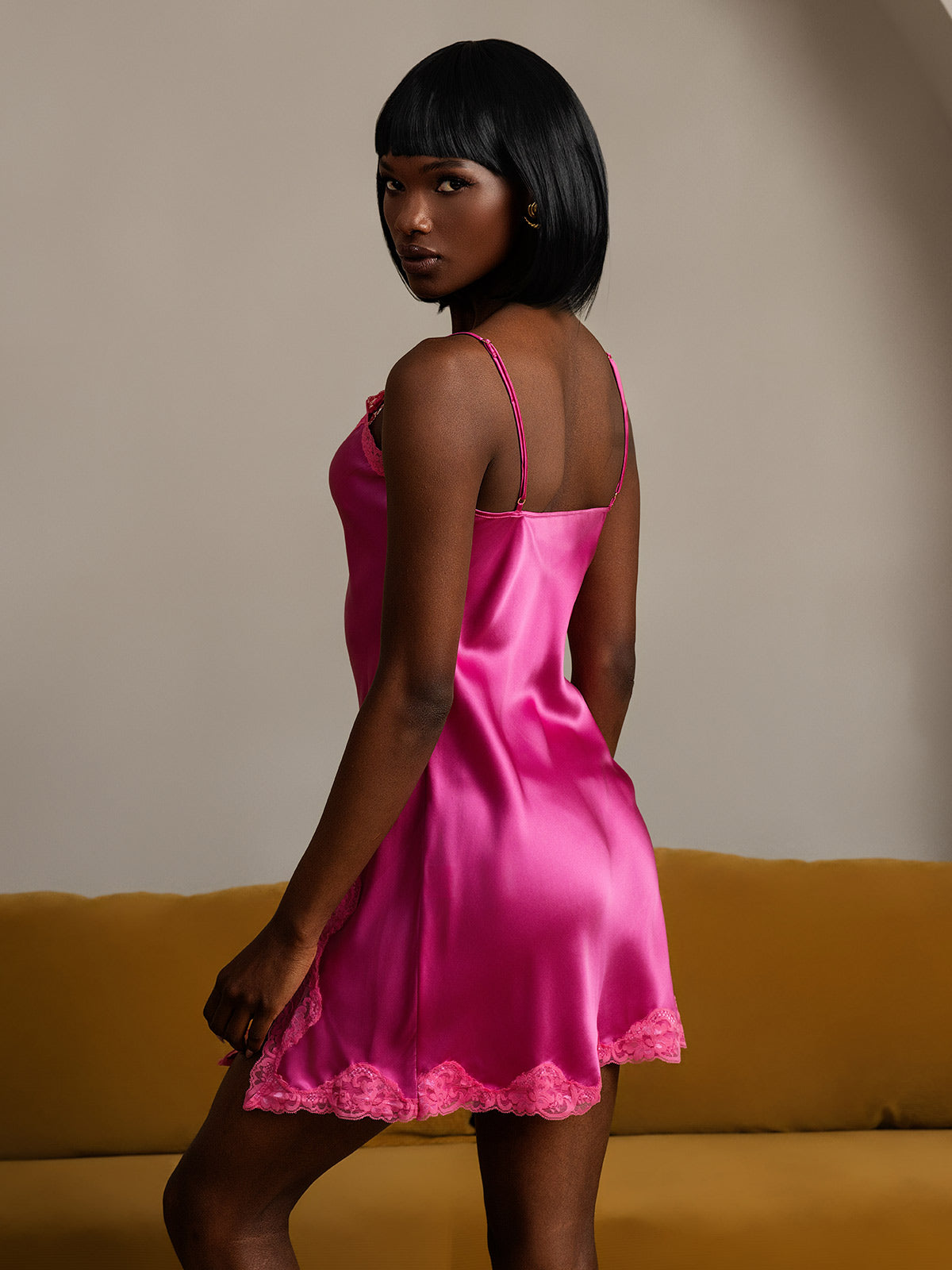 [Rose Chaud] SilkSilky-FR Pure Soie Nightgown 002
