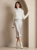 [Gris Clair] SilkSilky-FR Jupes 003