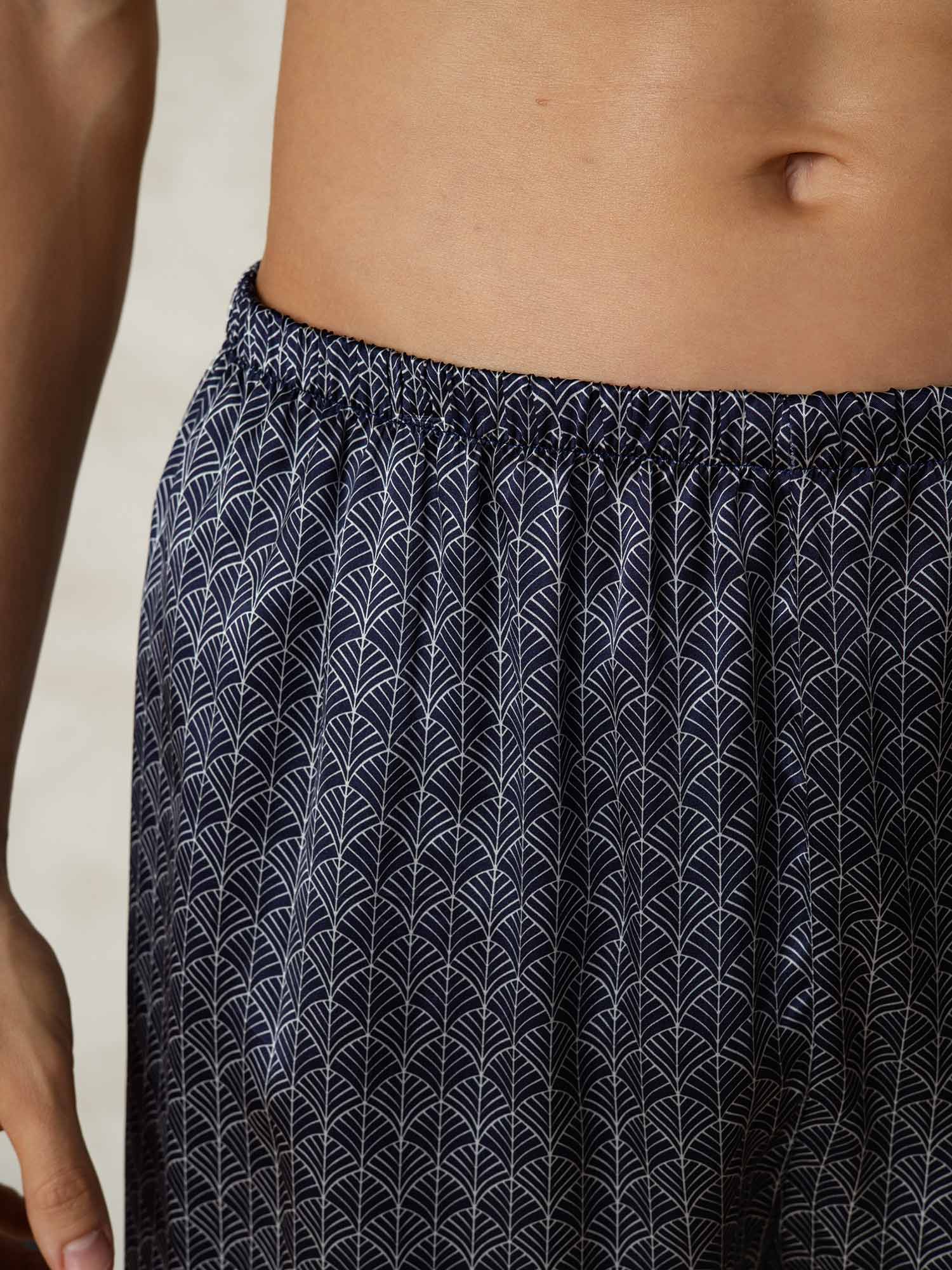 [Ginkgo Marine] SilkSilky-FR 19Momme Mens Sleep Bottoms 007