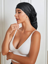 [Noir] SilkSilky-FR Bonnets de Nuit 002