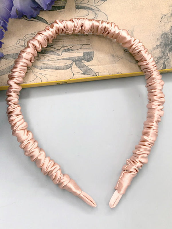 [Rose] SilkSilky-FR 19Momme Pure Soie Scrunchie 003