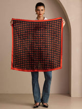 [Cerise Noire] SilkSilky-FR Scarf 003