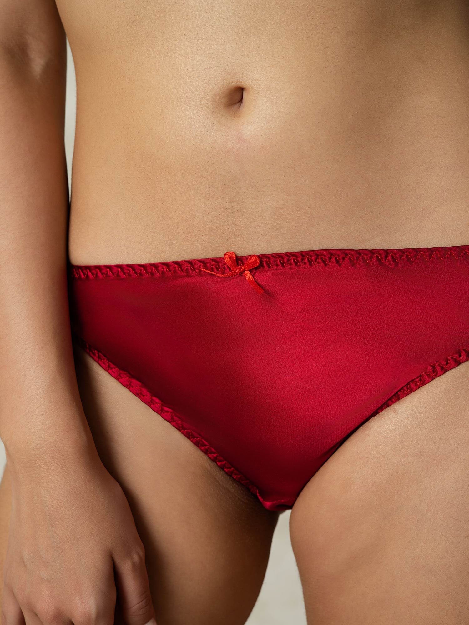 [Rouge Vineux] SilkSilky-FR Soie Panty 005