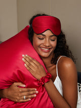 [Rouge Vineux] SilkSilky-FR 19Momme Pure Soie Pillowcase Set 001