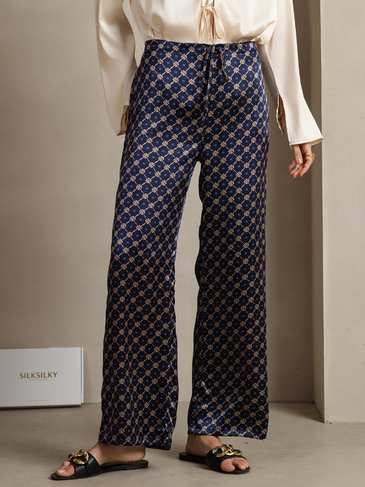 [Chaîne Marine] SilkSilky-FR 19Momme Soie Womens Pants 001