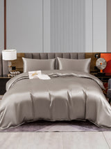[Gris] SilkSilky-FR 22Momme Pure Soie Bedding Set 001,