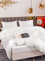 [Blanc] SilkSilky-FR 19Momme Pure Soie Bedding Set 005