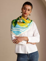 [Citron Bleu] SilkSilky-FR Scarf 005