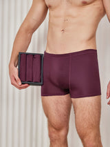 [Rouge Vineux] SilkSilky-FR Homme Sous-vêtements 001