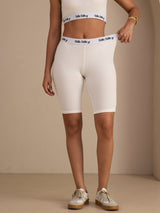 [Blanc] SilkSilky-FR Womens Shorts 004