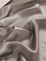 [Gris] SilkSilky-FR Parure de Lit Soie 006