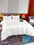 SilkSilky FR 22Momme Pure Soie Bedding Set Blanc 003