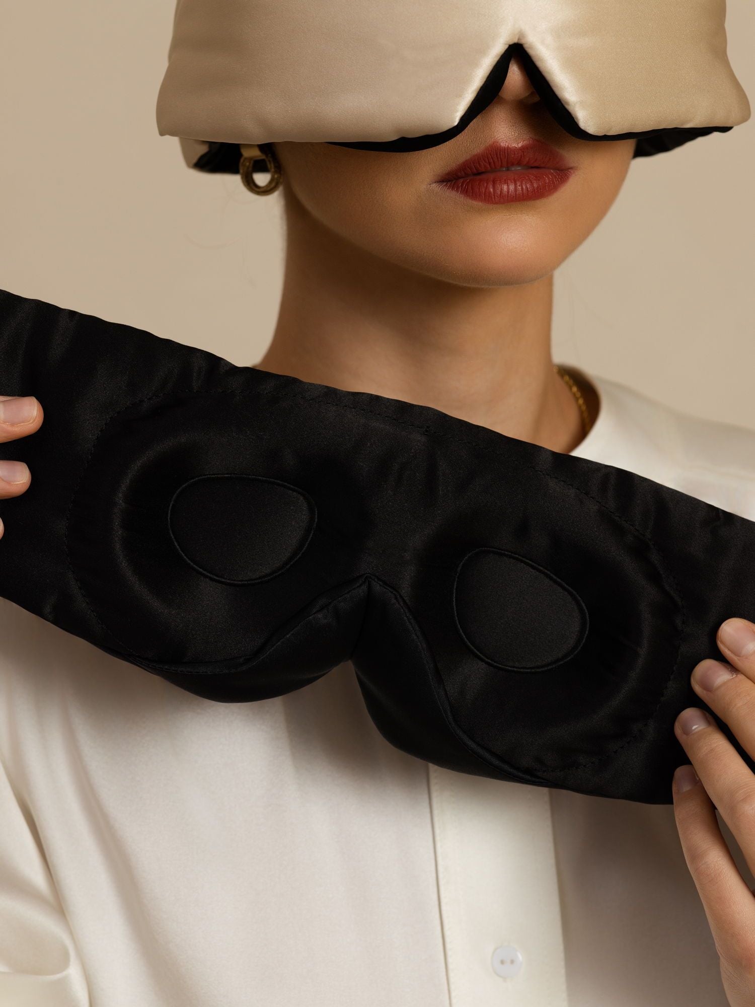 [Champagne] SilkSilky-FR Masques pour les Yeux 003