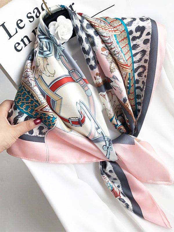 SilkSilky-FR Pure Soie Scarf P015 001