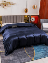 [Bleu Foncé] SilkSilky-FR Duvet Covers 003