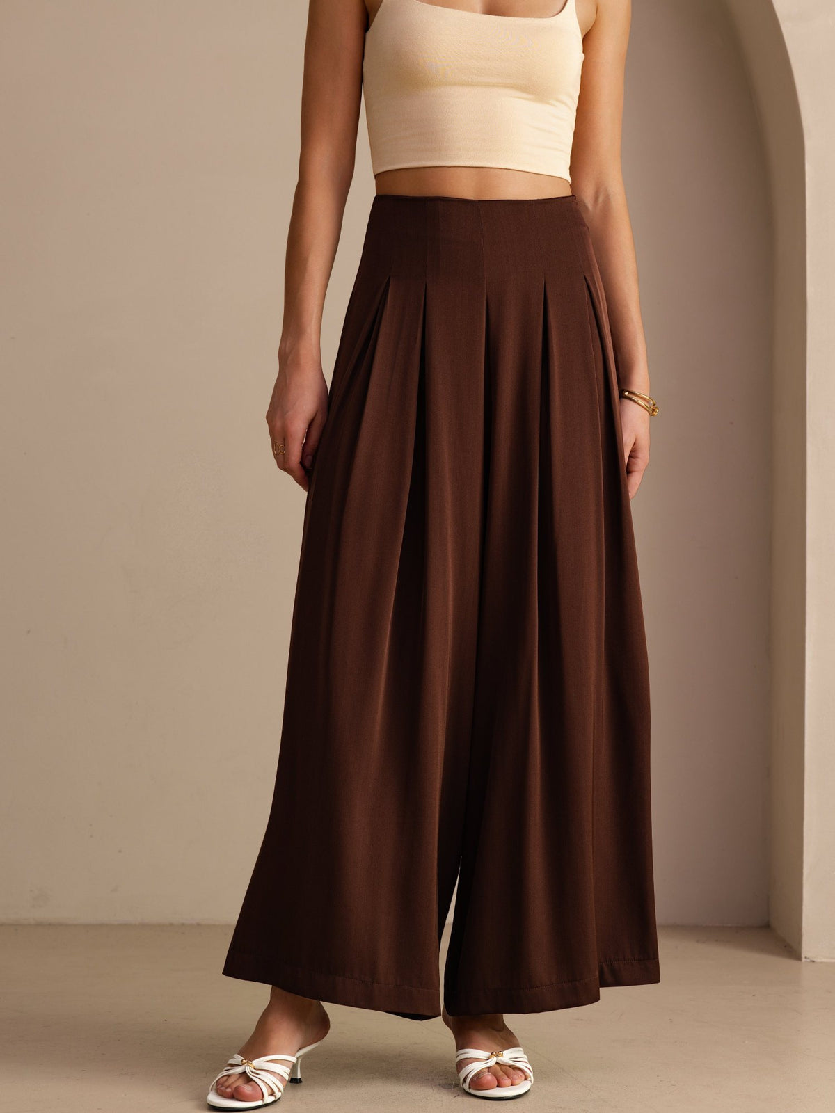 [Café] SilkSilky-FR Womens Pants 001