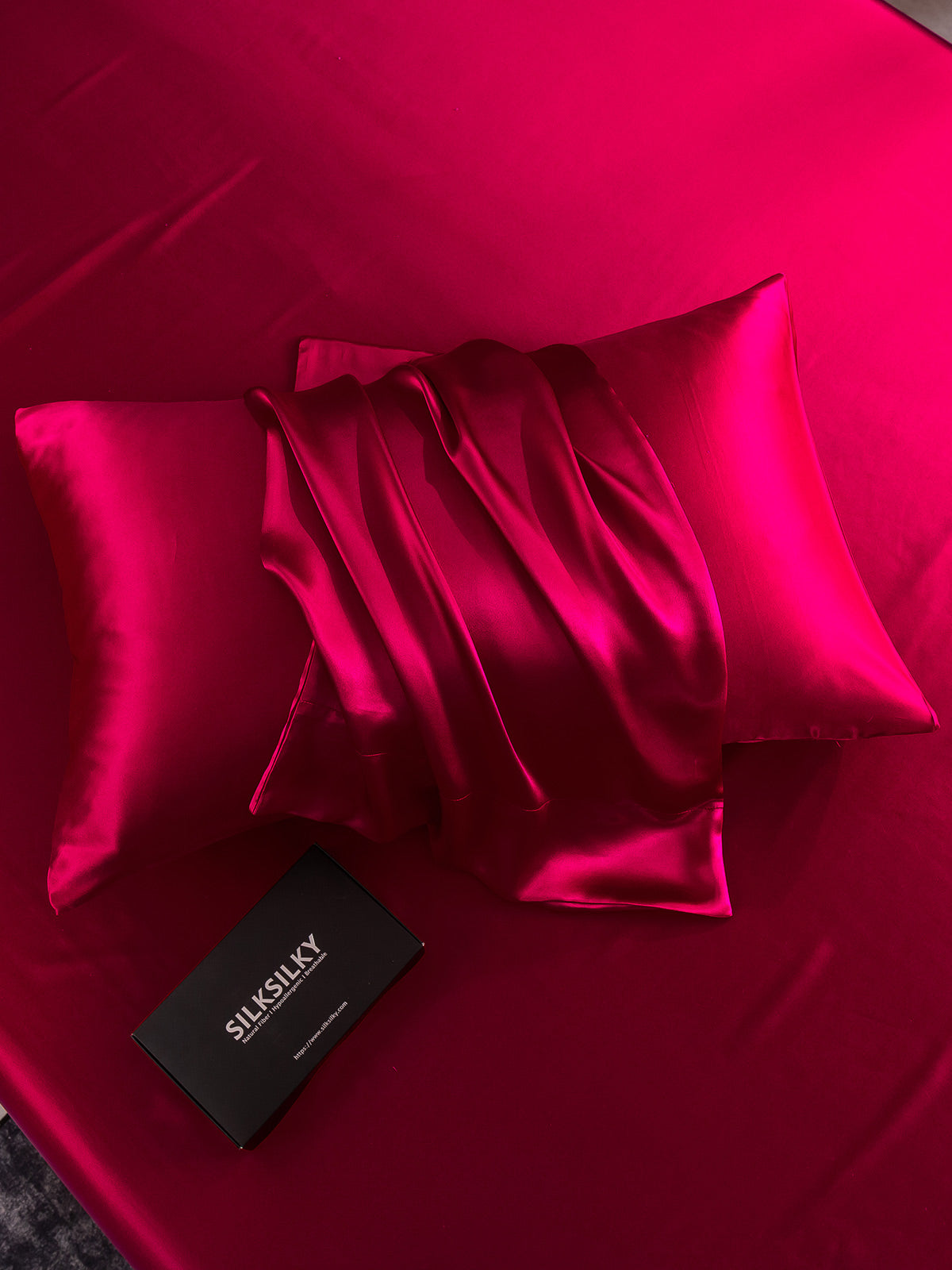 [Rouge Vineux] SilkSilky-FR 22Momme Pure Soie Pillowcase 004