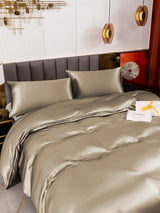 [Kaki] SilkSilky-FR 19Momme Pure Soie Bedding Set 001