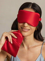 [Rouge Vineux] SilkSilky-FR Masques pour les Yeux 003