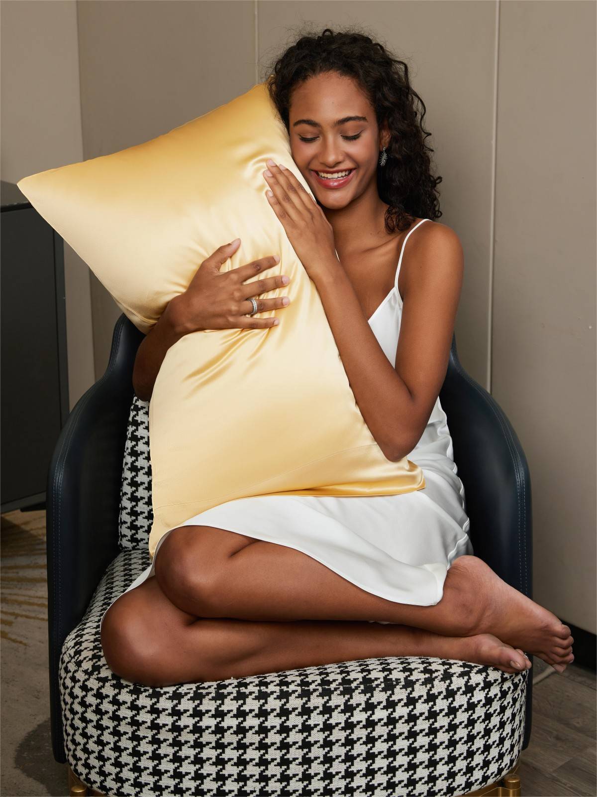 [Champagne] SilkSilky-FR 22Momme Pure Soie Pillowcase 002