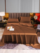 [Café] SilkSilky-FR 22Momme Pure Soie Bedding Set 005,