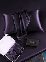 [Violet Foncé] SilkSilky-FR 30Momme Pure Soie Pillowcase 005