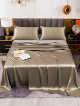 [Kaki] SilkSilky-FR 19Momme Parure de Lit Soie 002