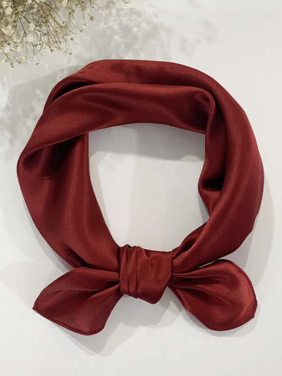 SilkSilky FR Pure Soie Scarf Rouge 003