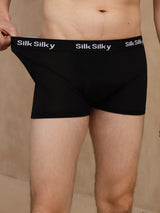 [Noir] SilkSilky-FR Mens Underwear 003